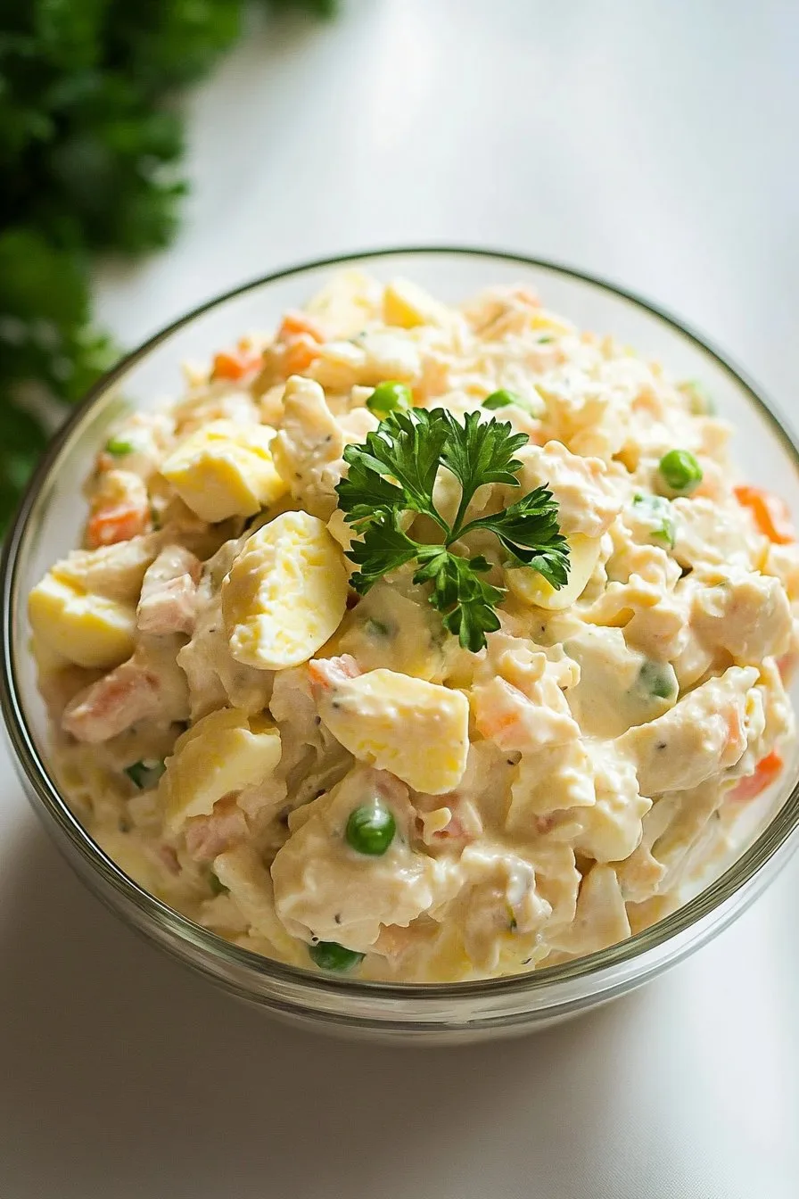 Amish Creamy Tuna Egg Salad Recipe for Lunch