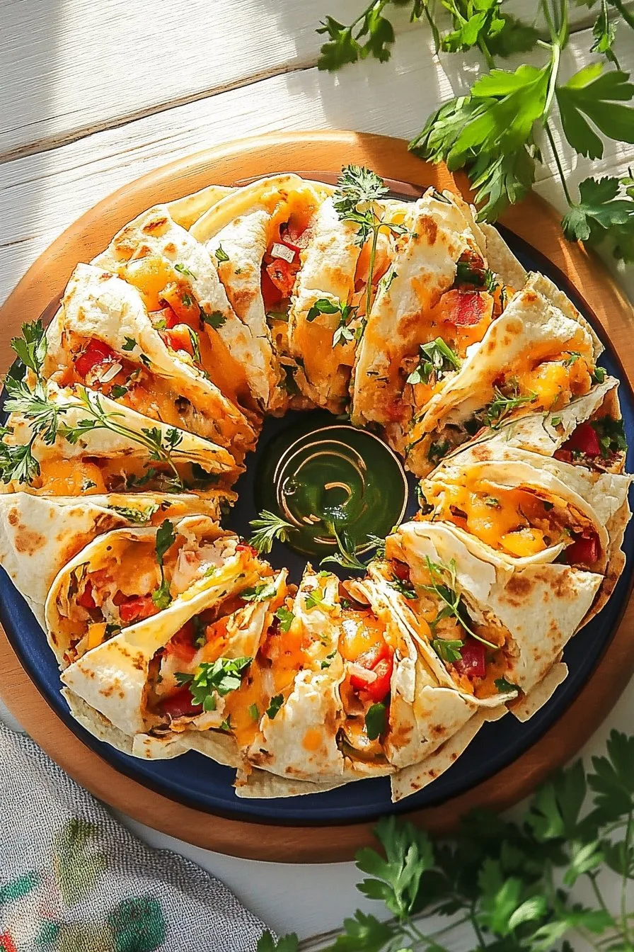 Blooming Quesadilla Ring Recipe: A Delicious Twist