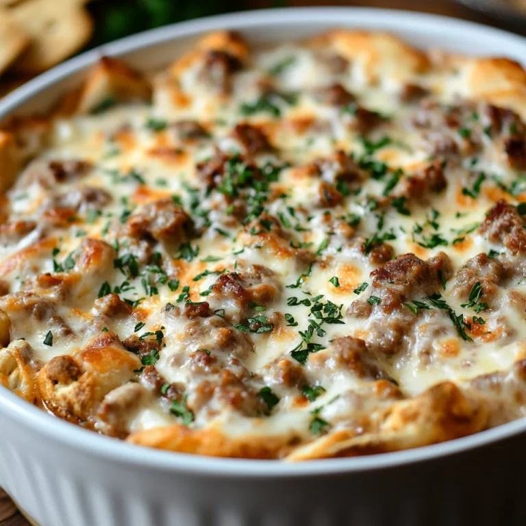 Sausage Cheese Dip Recipe: Delicious and Easy