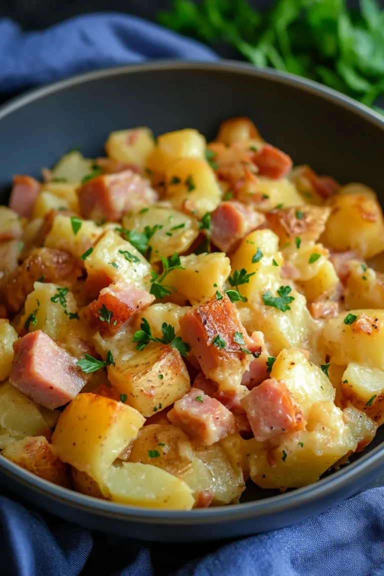 Slow Cooker Ham and Potato Casserole Recipe