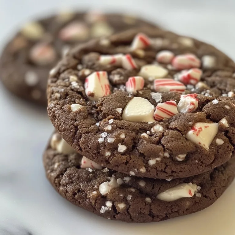 Peppermint Chocolate Crunch Cookies Recipe