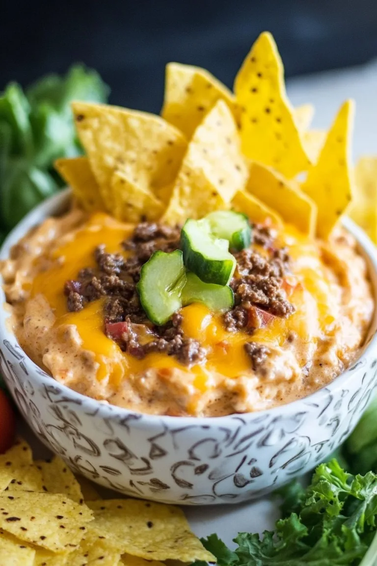 Cheeseburger Dip Recipe: Delicious Party Favorite