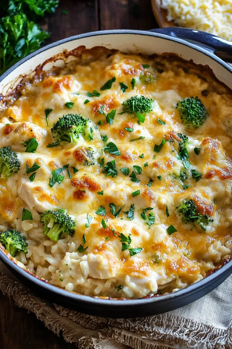 Cheesy Chicken Broccoli Bake Recipe – Delicious Dinner