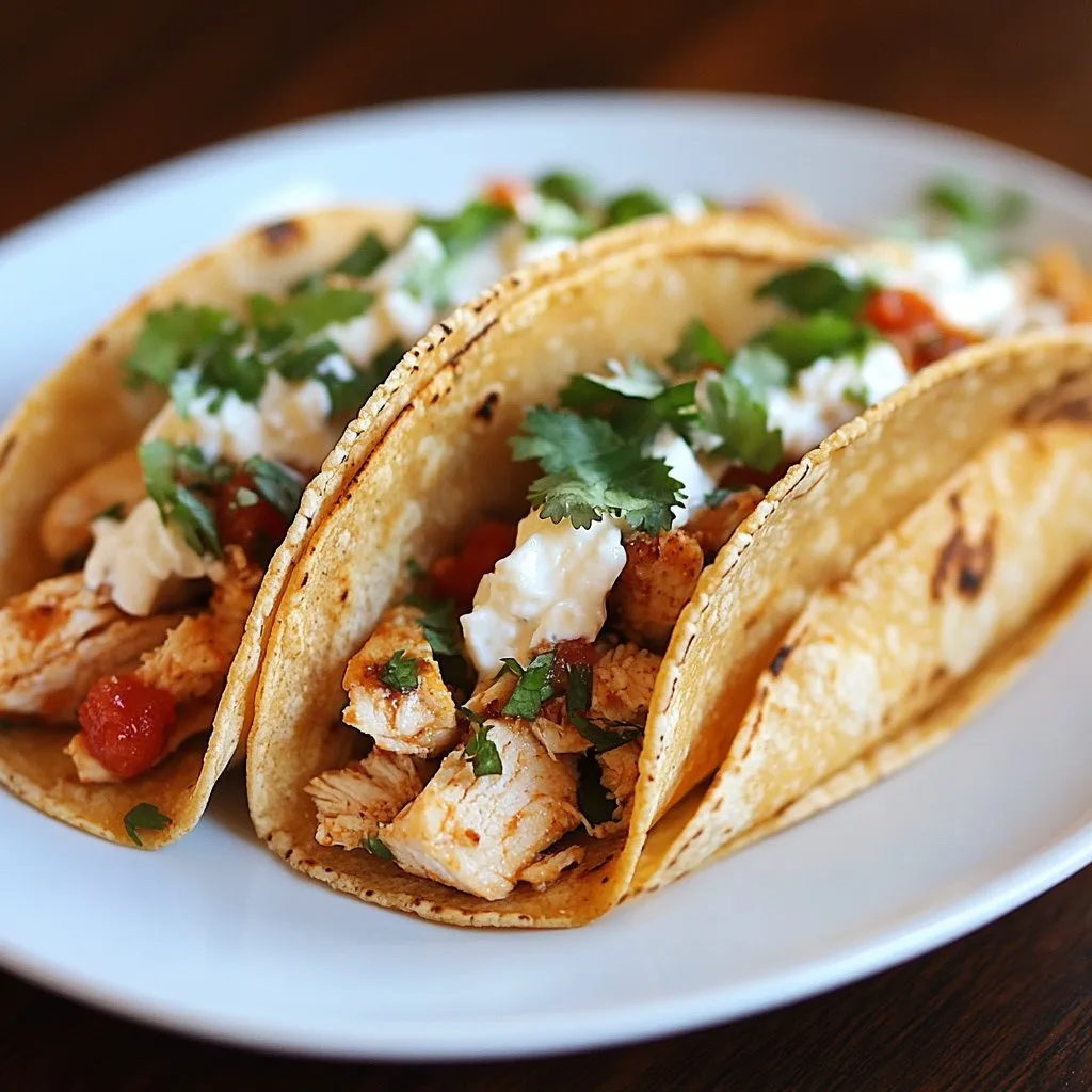 Cream Cheese Chicken Tacos: Delicious & Easy Recipe