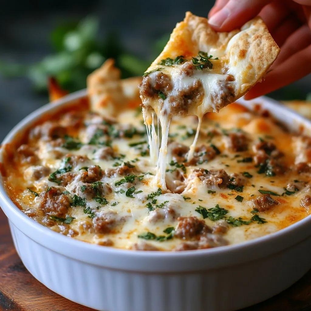 Sausage Cheese Dip Recipe: Delicious and Easy