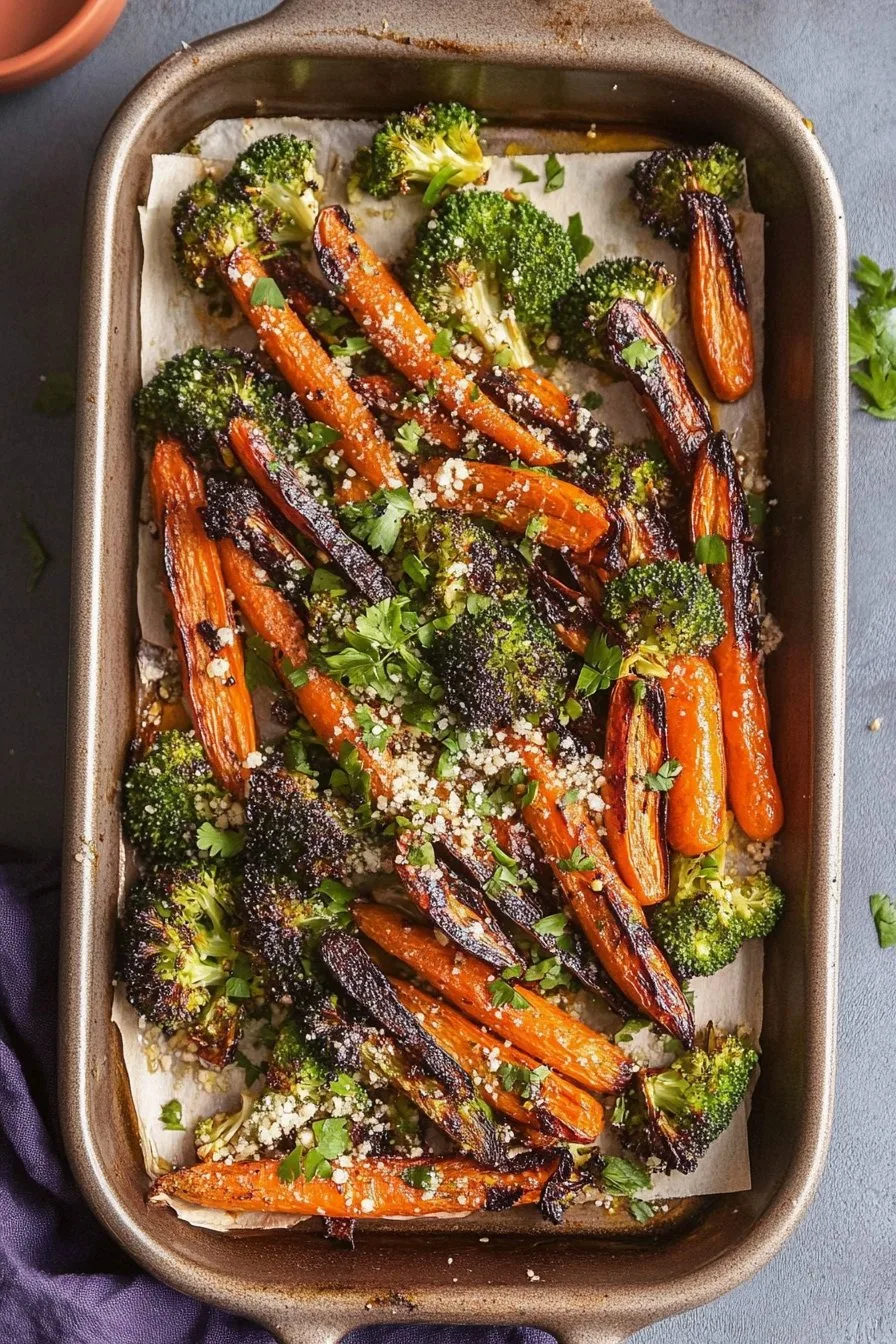 Roasted Broccoli and Carrots Recipe Easy & Delicious