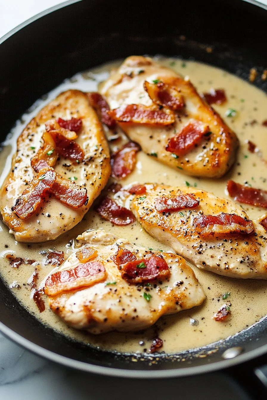 Easy Creamy Bacon Chicken Recipe