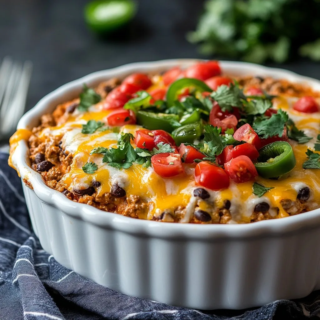 Cheesy Taco Casserole Recipe for a Flavorful Dinner