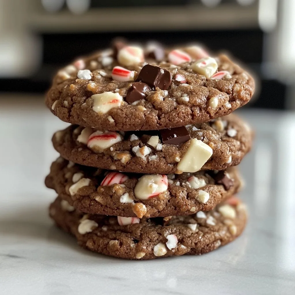 Peppermint Chocolate Crunch Cookies Recipe