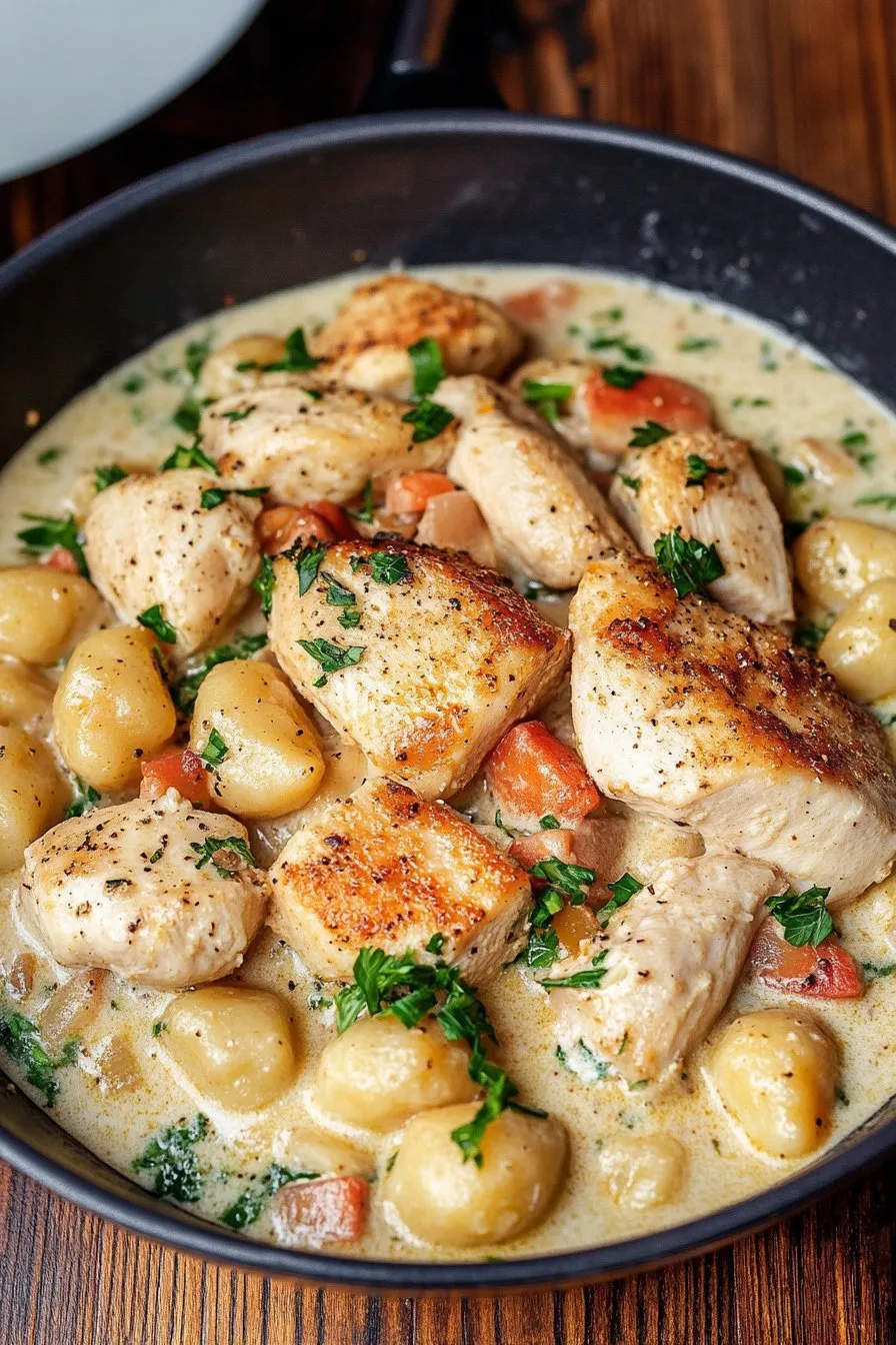 Creamy Chicken and Gnocchi Recipe | Delicious & Easy