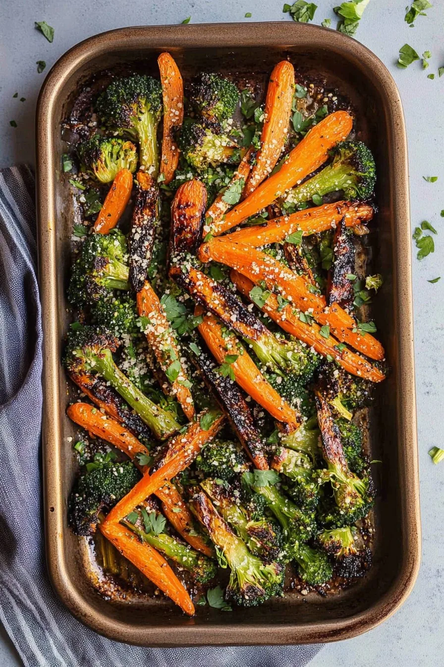 Roasted Broccoli and Carrots Recipe Easy & Delicious