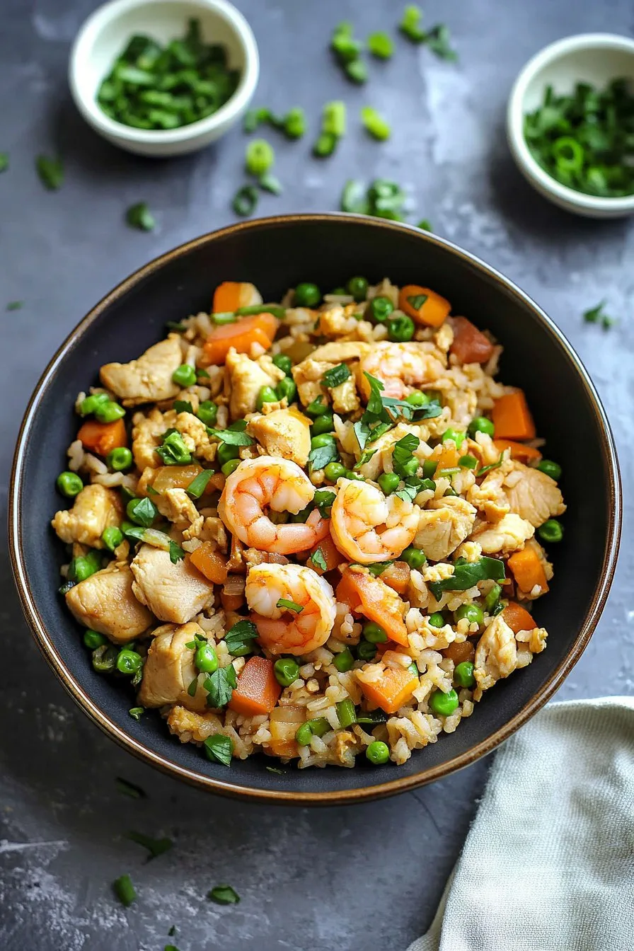 Shrimp and Chicken Fried Rice Recipe Masterclass