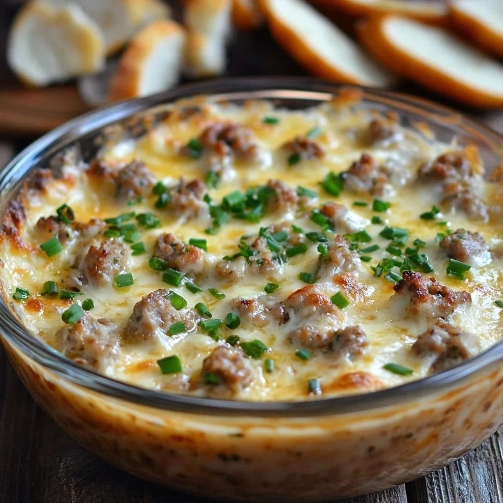 Sausage Cheese Dip Recipe: Delicious and Easy