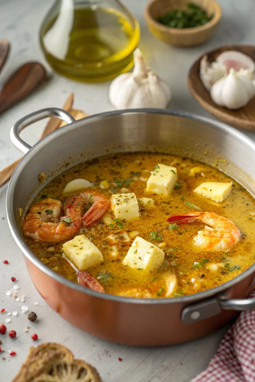 Garlicky Seafood Boil Sauce with Butter Recipe