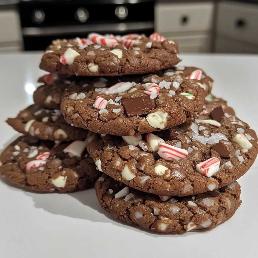 Peppermint Chocolate Crunch Cookies Recipe