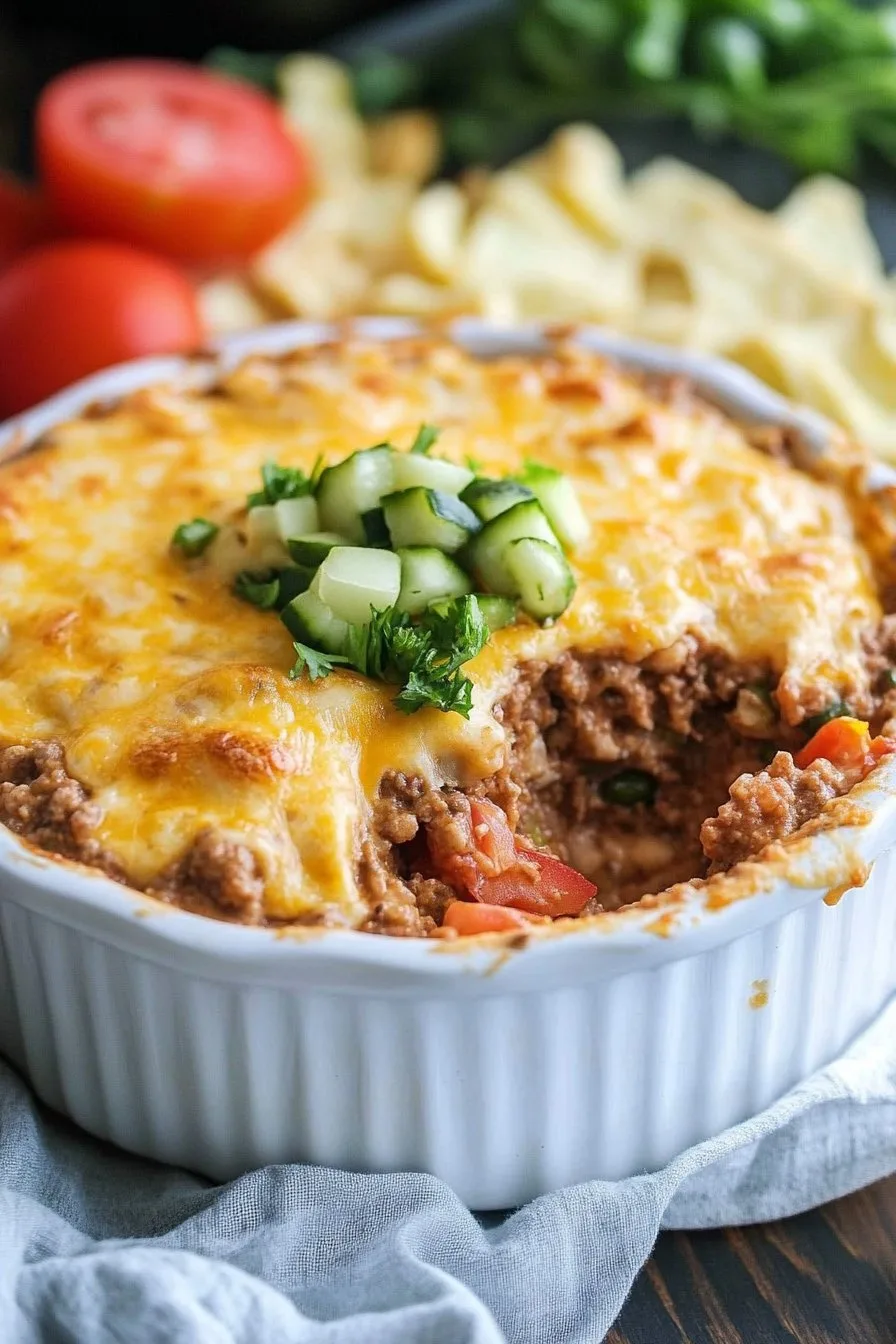 Cheeseburger Dip Recipe: Delicious Party Favorite