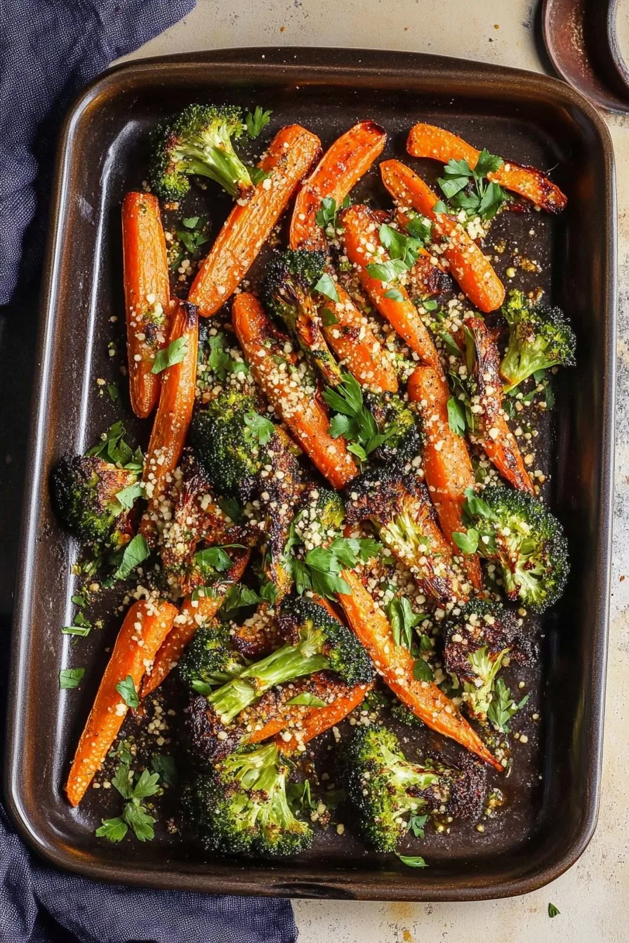 Roasted Broccoli and Carrots Recipe Easy & Delicious