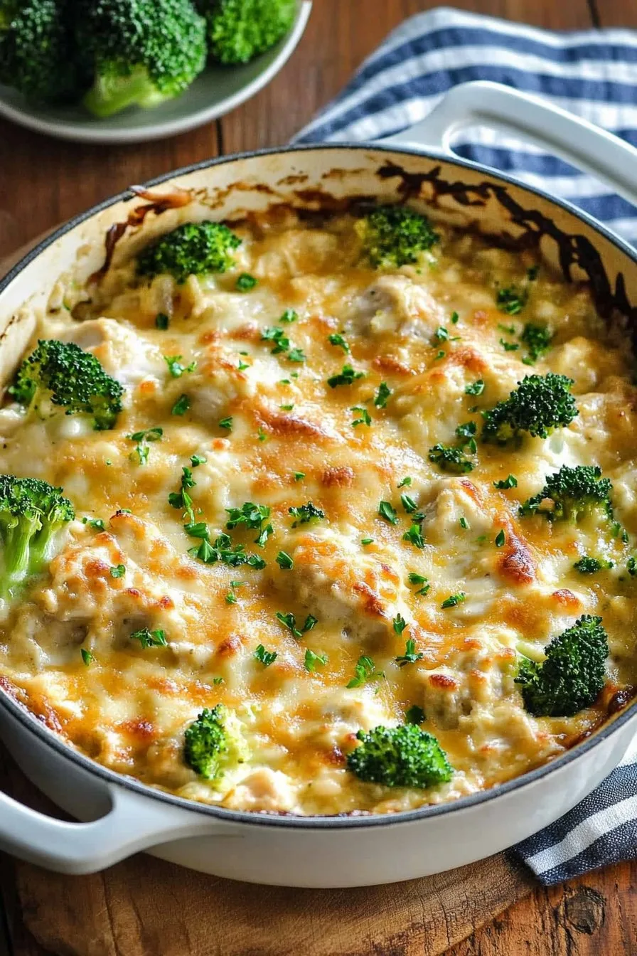 Cheesy Chicken Broccoli Bake Recipe - Delicious Dinner