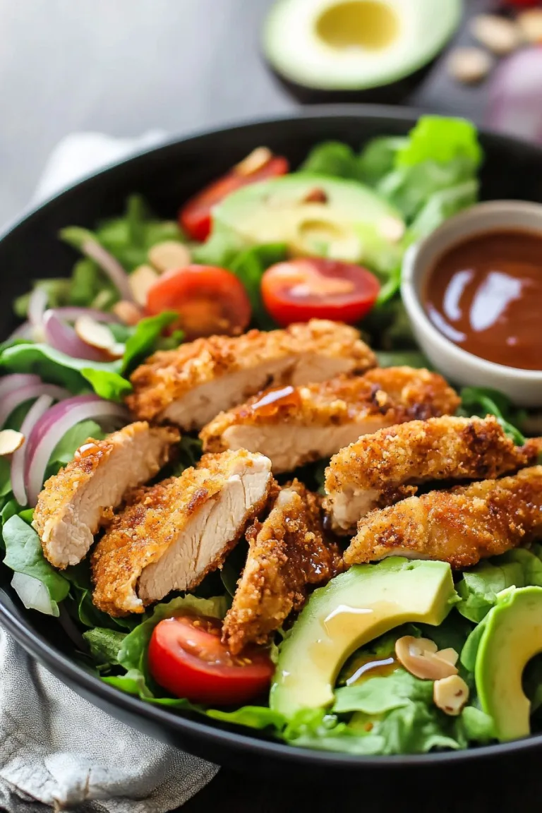 Crispy Chicken Salad Recipe: A Deliciously Healthy Meal