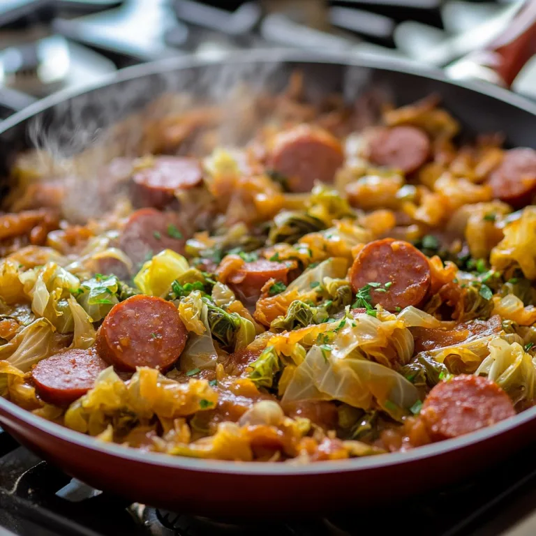 Kielbasa and Cabbage Skillet Recipe – Quick & Delicious