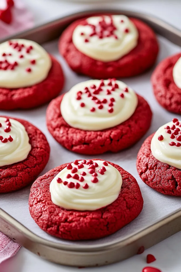 Red Velvet Cookies with Cream Cheese Frosting Recipe