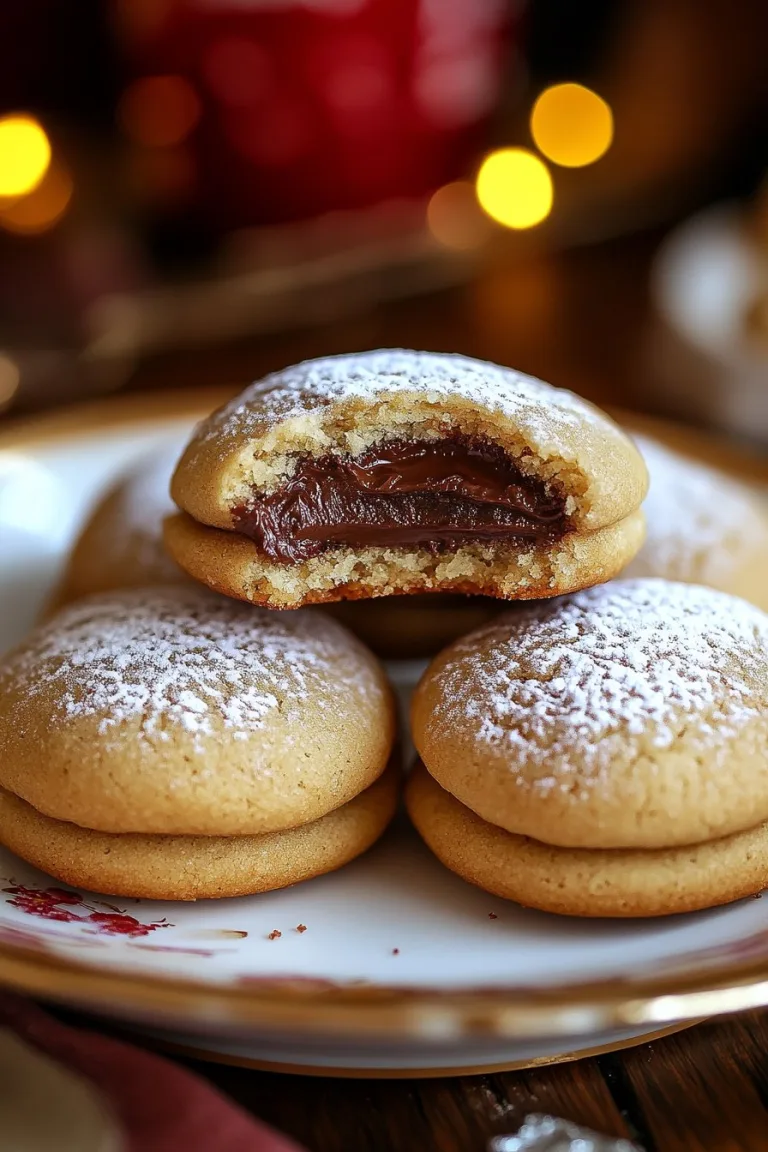 Nutella Stuffed Cookies Recipe: Gooey & Delicious