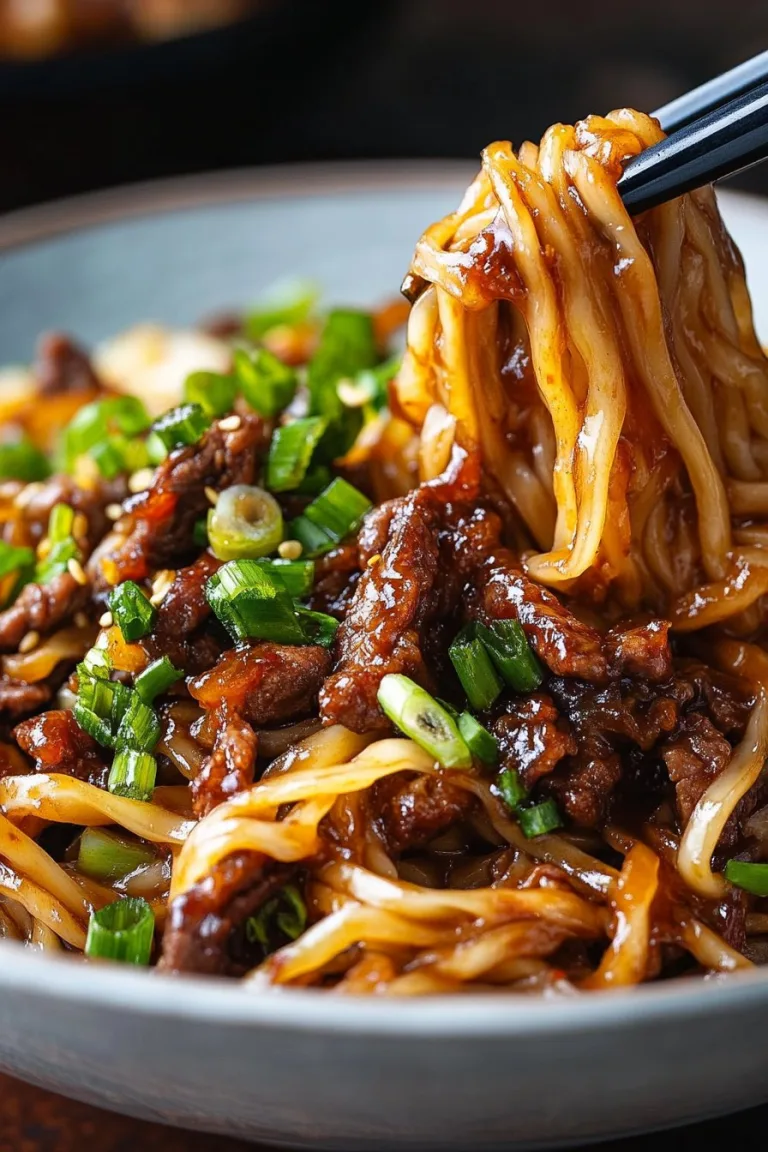 Hoisin Beef Noodles Recipe | Delicious Asian Dish