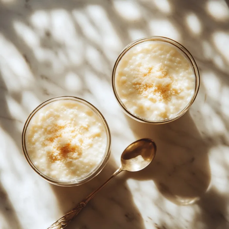 Homemade Tapioca Pudding Recipe: A Creamy Delight