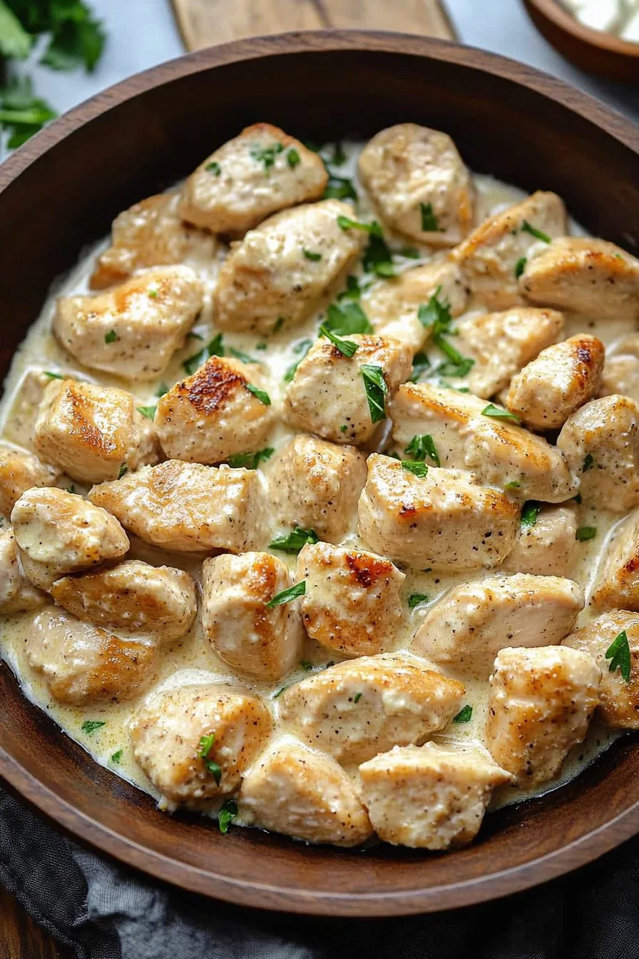 Creamy Caesar Diced Chicken Recipe for Delicious Meals