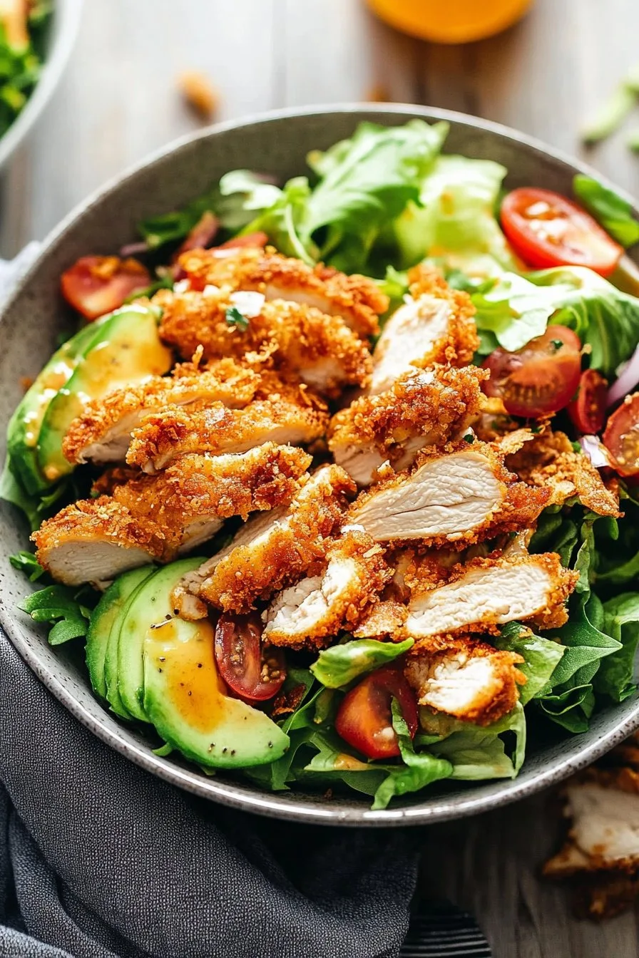 Crispy Chicken Salad Recipe: A Deliciously Healthy Meal