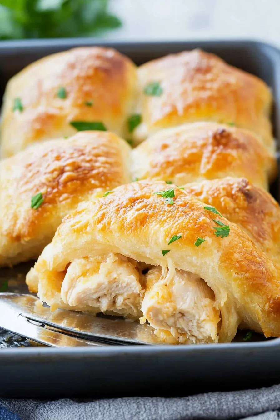 Chicken Stuffed Crescent Rolls Recipe