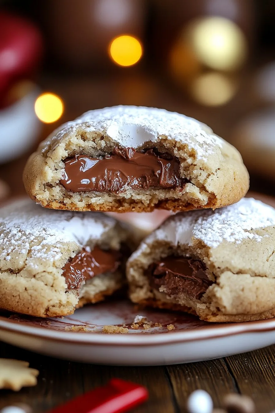 Nutella Stuffed Cookies Recipe: Gooey & Delicious