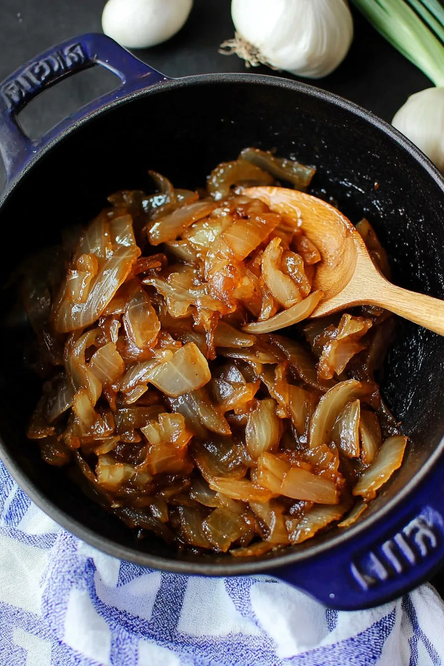 3-Ingredient Easy Caramelized Onions Recipe