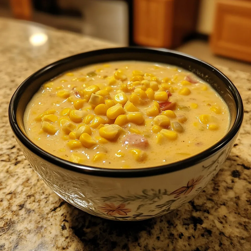 Creamy Corn Chowder Recipe - Rich and Delicious