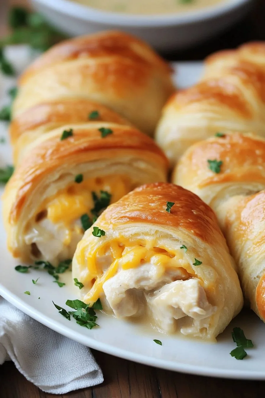 Chicken Stuffed Crescent Rolls Recipe