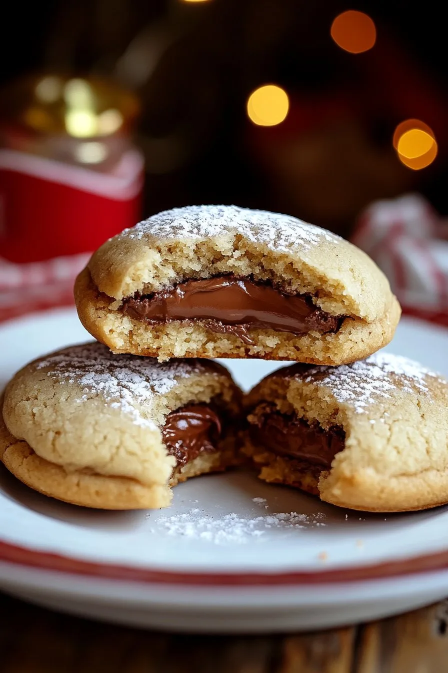 Nutella Stuffed Cookies Recipe: Gooey & Delicious