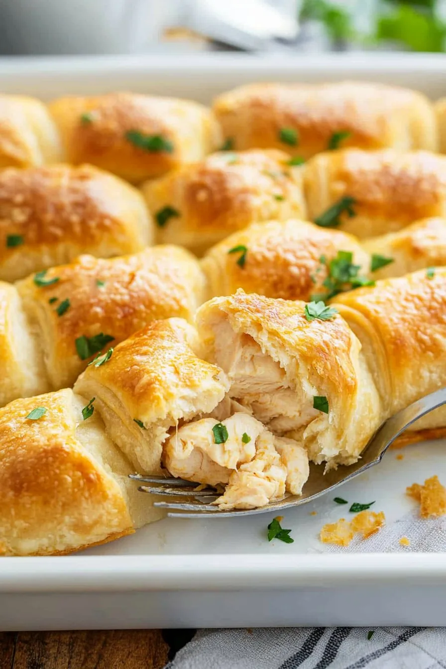 Chicken Stuffed Crescent Rolls Recipe