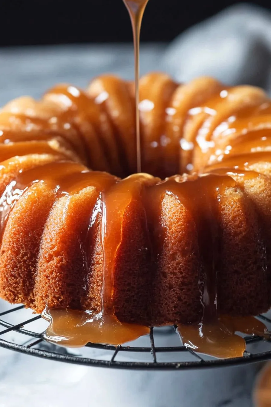 Salted Caramel Kentucky Butter Cake Recipe