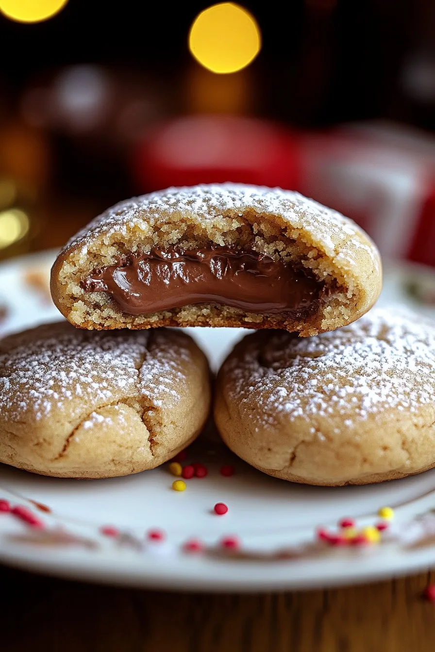 Nutella Stuffed Cookies Recipe: Gooey & Delicious