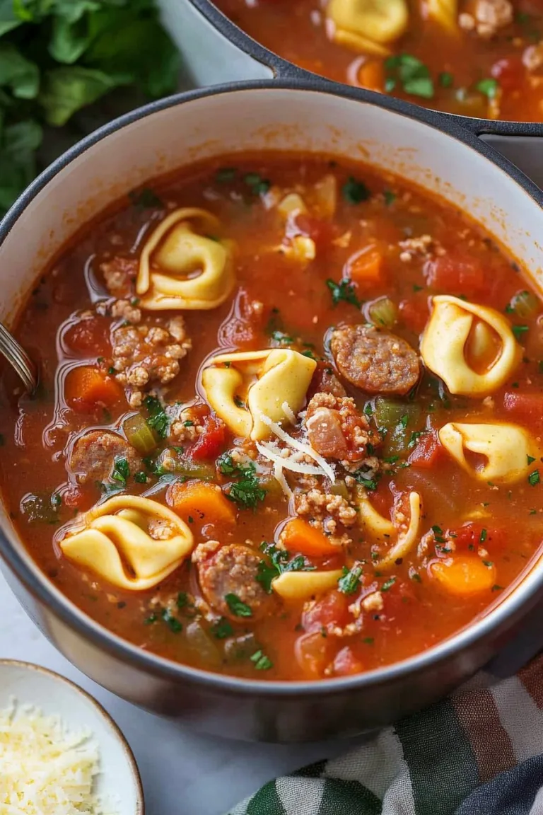 Hearty Sausage Tortellini Soup Recipe: Comfort in a Bowl