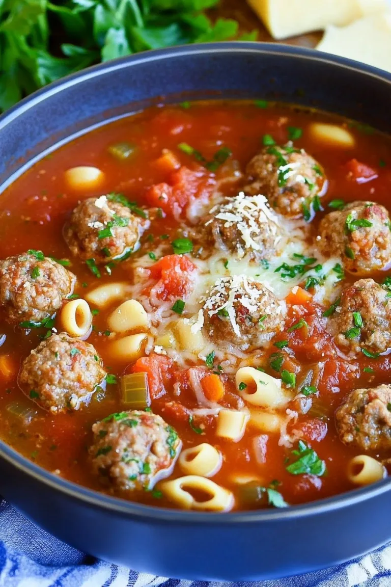 Italian Meatball Soup Recipe: Delicious and Easy