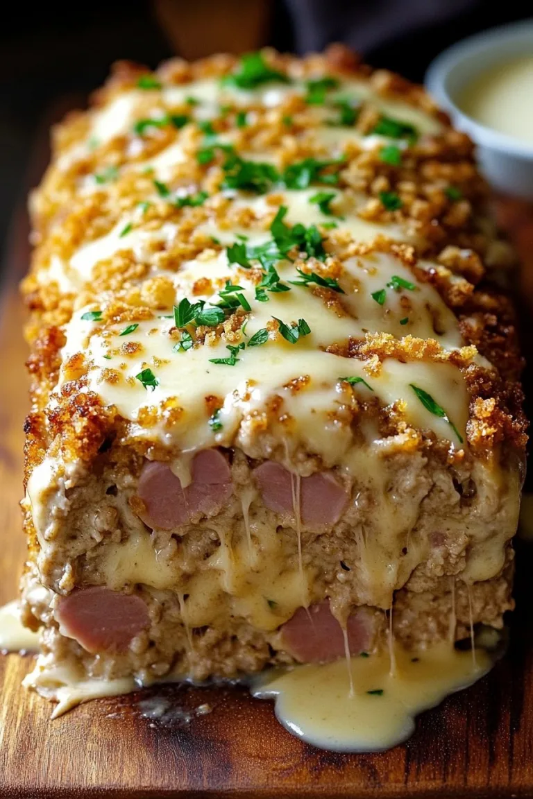 Chicken Cordon Bleu Meatloaf Extravaganza Recipe