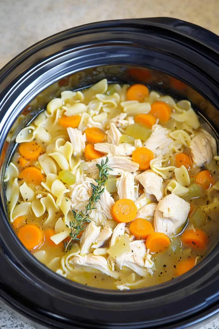Crockpot Chicken Noodle Soup Recipe | Cozy Comfort Food