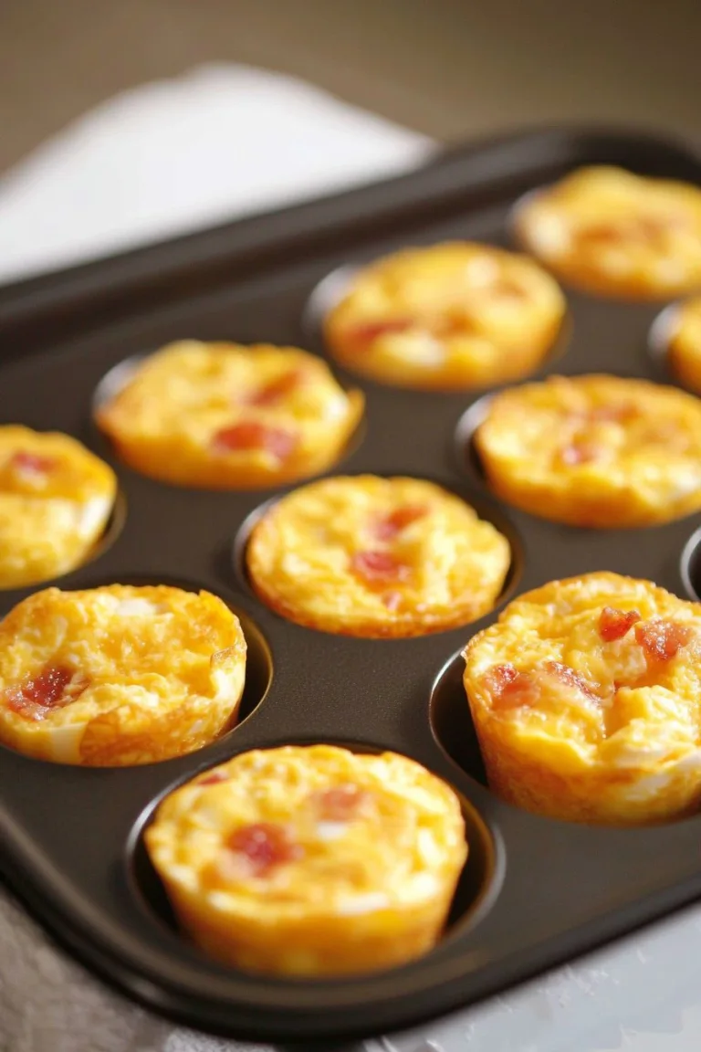 Bacon Cheddar Egg Bites Recipe: Easy & Delicious