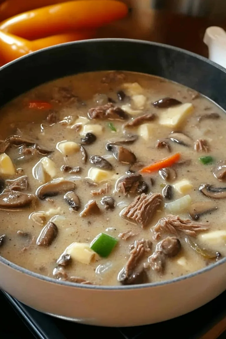 Philly Cheese Steak Soup Recipe – Comfort in a Bowl!