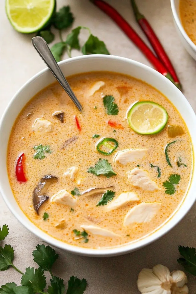 Crockpot Thai Coconut Chicken Soup: A Cozy Delight