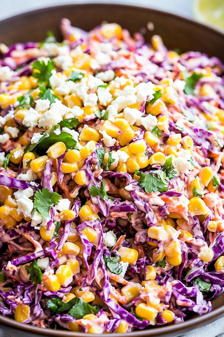Mexican Street Corn Coleslaw Recipe: A Family Favorite
