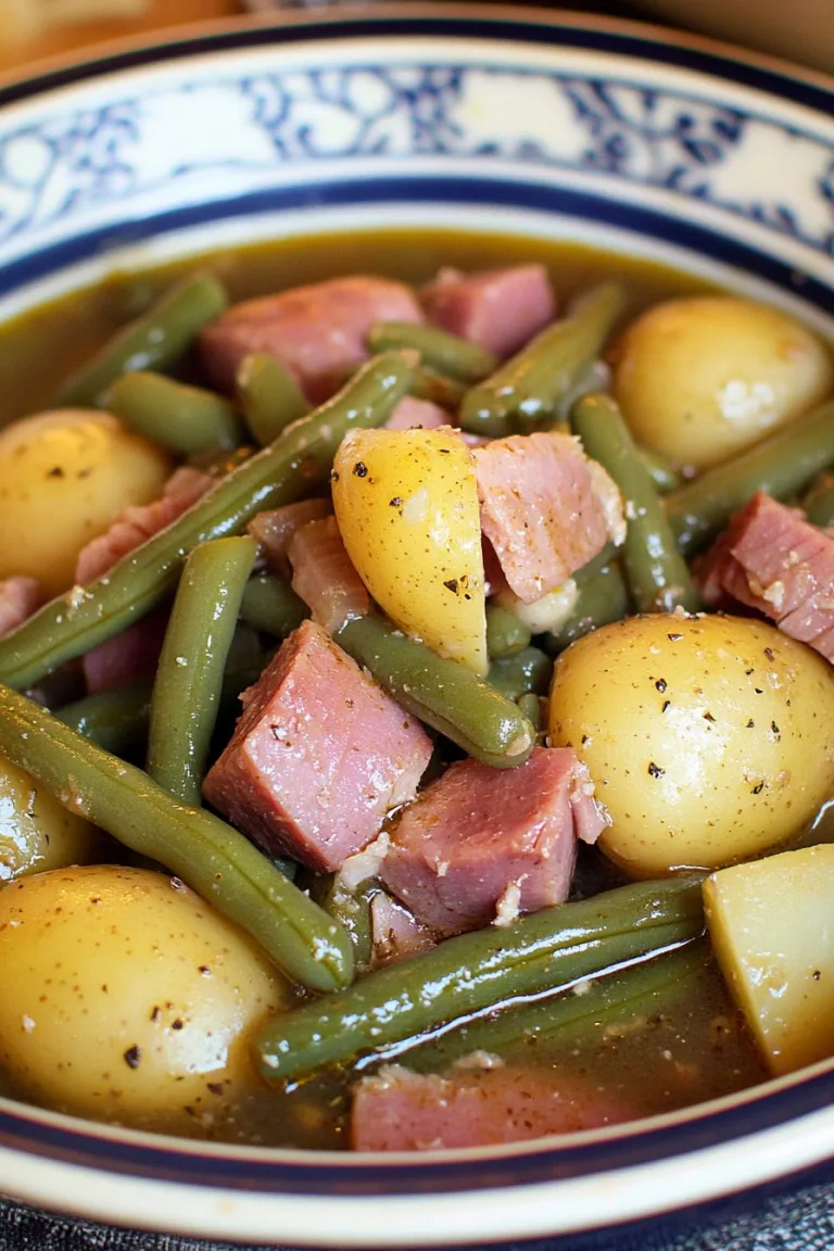 Crockpot Ham Green Beans Potatoes: A Cozy Family Favorite