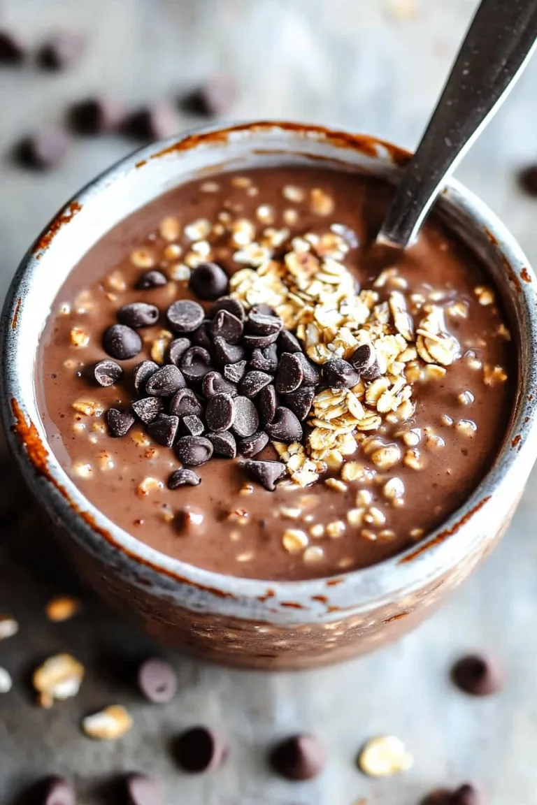 Creamy Chocolate Overnight Oats (4 Ingredient) Recipe
