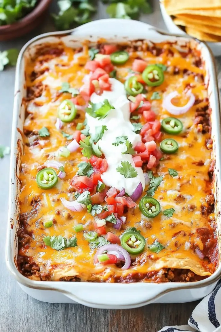 Taco Lasagna: A Fun Twist on Taco Night